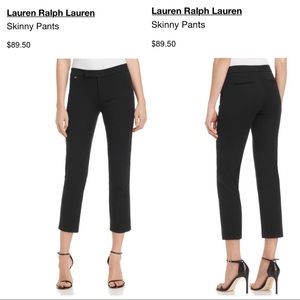 Ralph Lauren Cropped Skinny Pants Sz Large/14 NWT